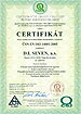 Záruka kvality - certifikát